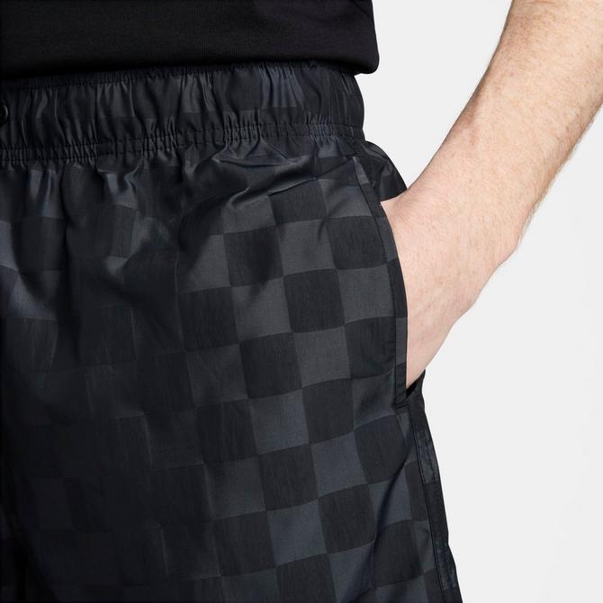 Men's Nike Club Checkered Nylon Flow Shorts| Finish Line