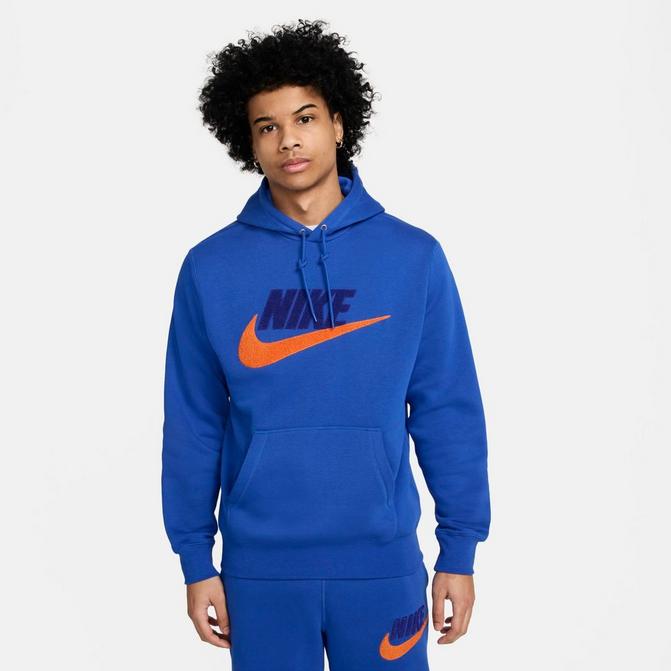 Men s Nike Club Fleece Chenille Futura Pullover Hoodie Finish Line