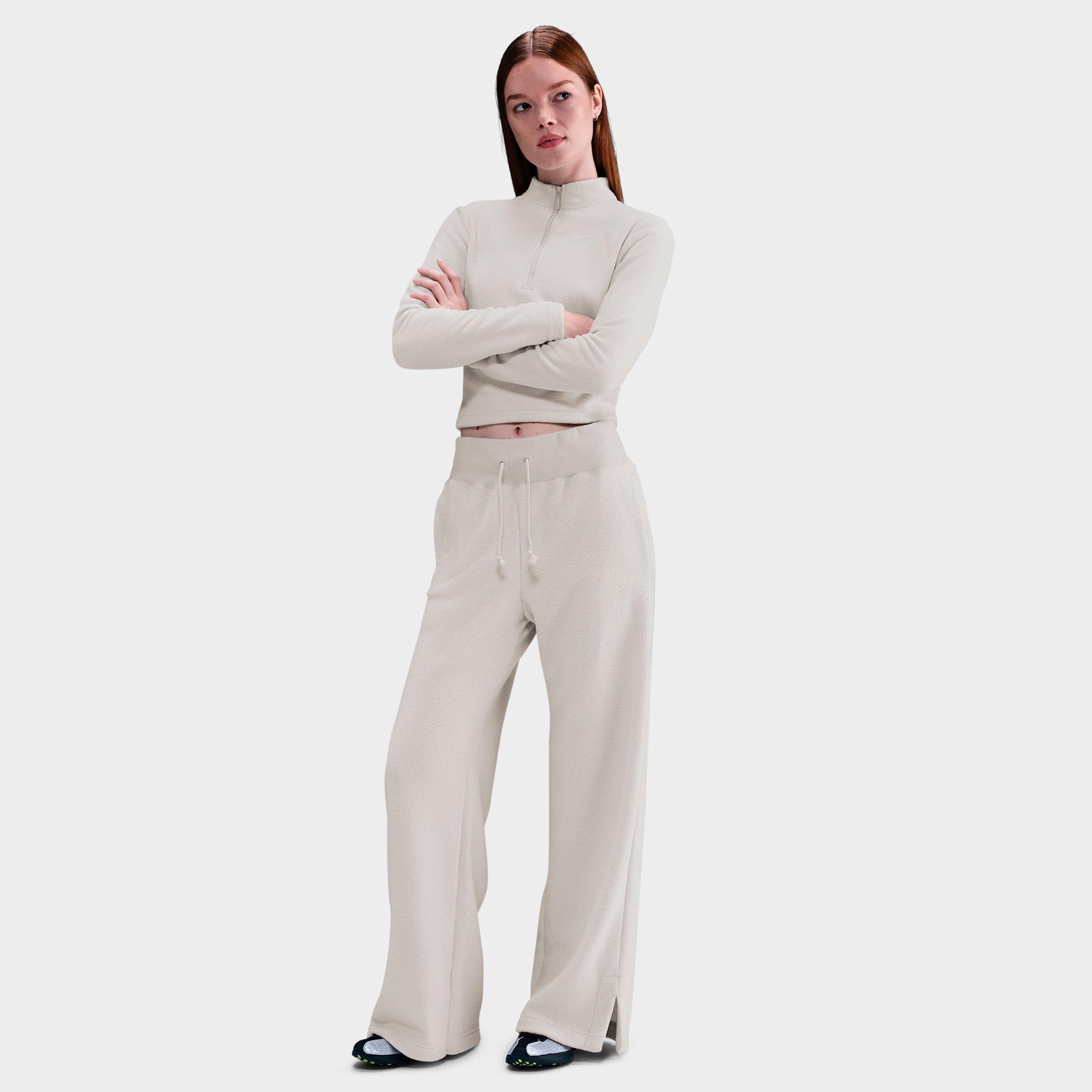 その他 fleece pants Women's Nike Sportswear Phoenix Fleece Plush High Wide-Leg Cozy