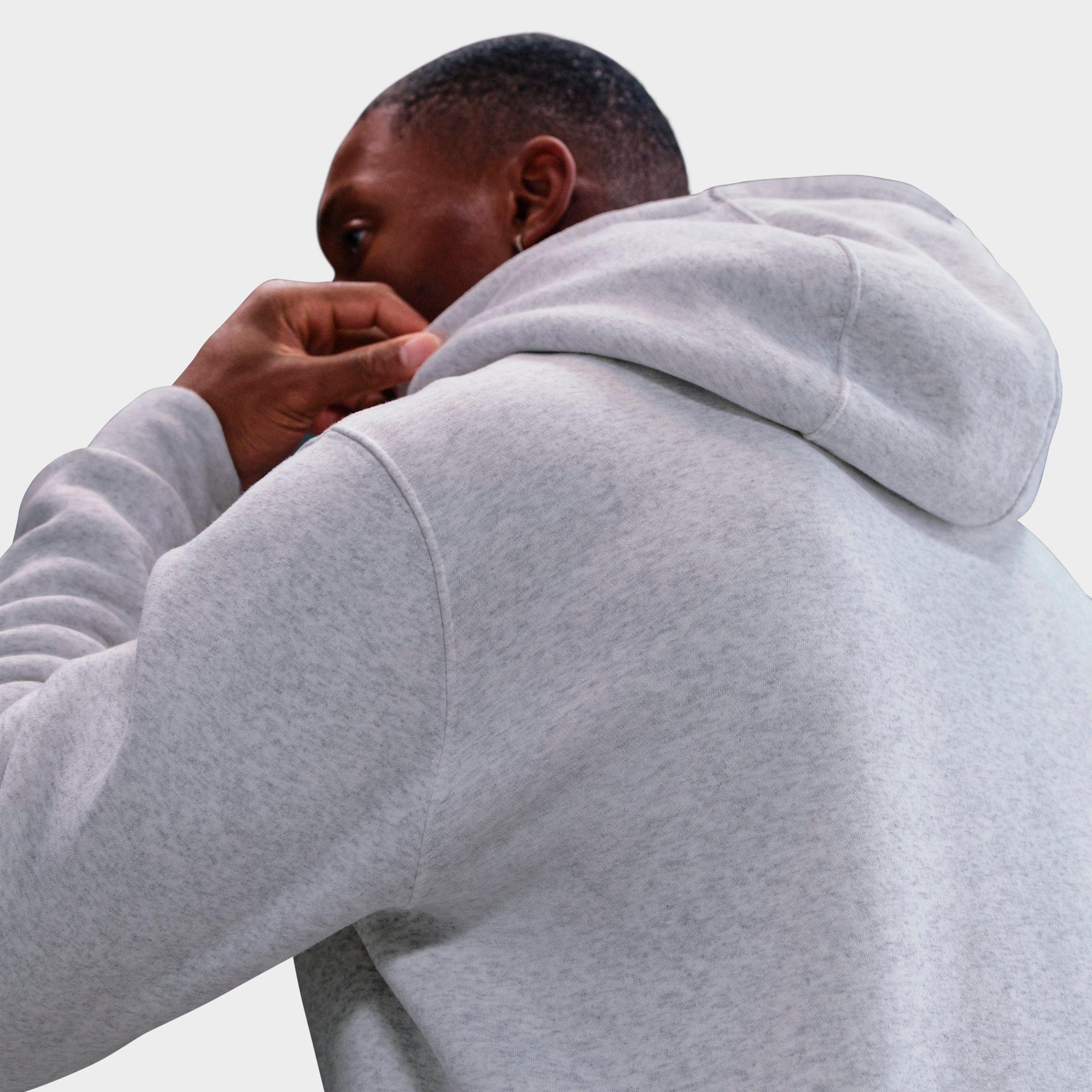 Men's Nike Club Fleece Embroidered Premium Full-Zip Hoodie