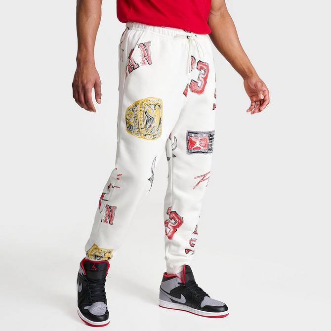 White hot sale jordan sweatpants