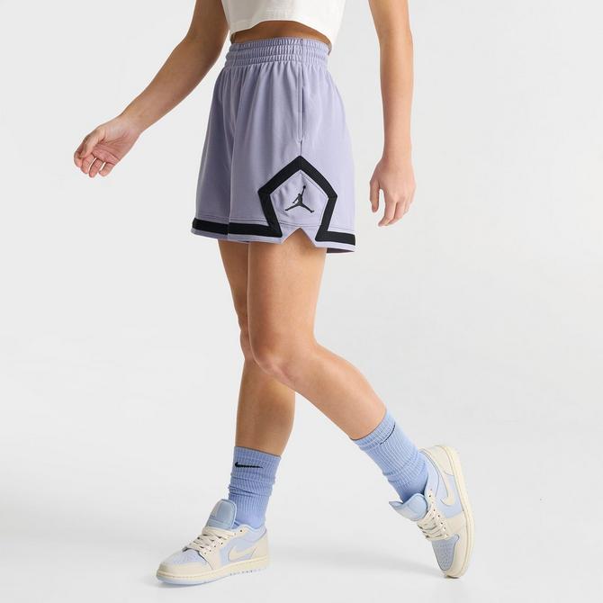 [angle] view of Women's Jordan Sport 4" Diamond Basketball Shorts Click to zoom