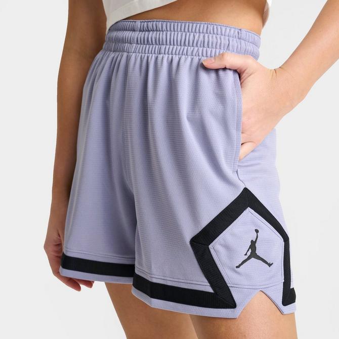[angle] view of Women's Jordan Sport 4" Diamond Basketball Shorts Click to zoom