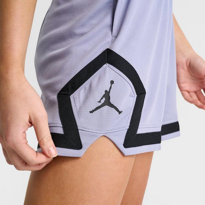 [angle] view of Women's Jordan Sport 4" Diamond Basketball Shorts Click to zoom
