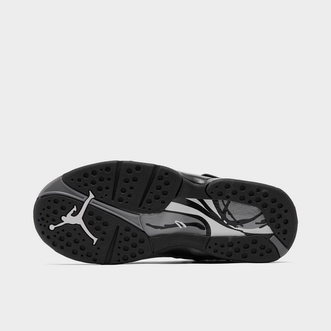 Jordan 8 hotsell black and silver