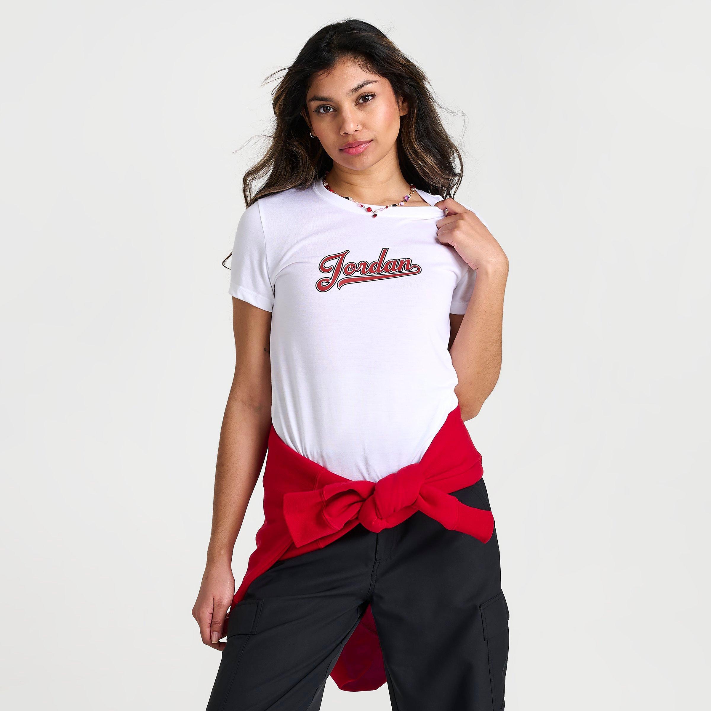 red jordan shirt womens