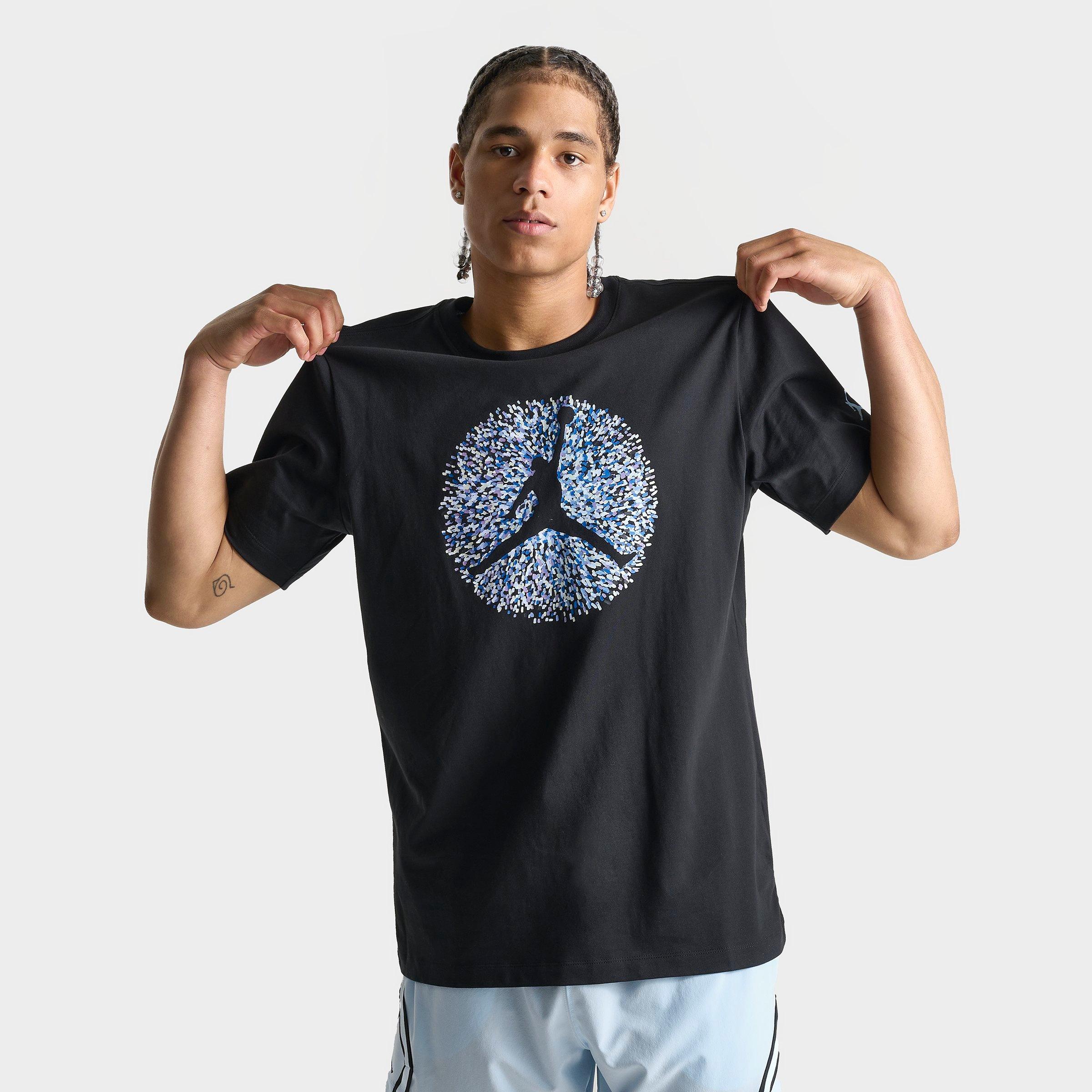 Men's Jordan Flight Essentials Pointillism Logo Graphic T-Shirt