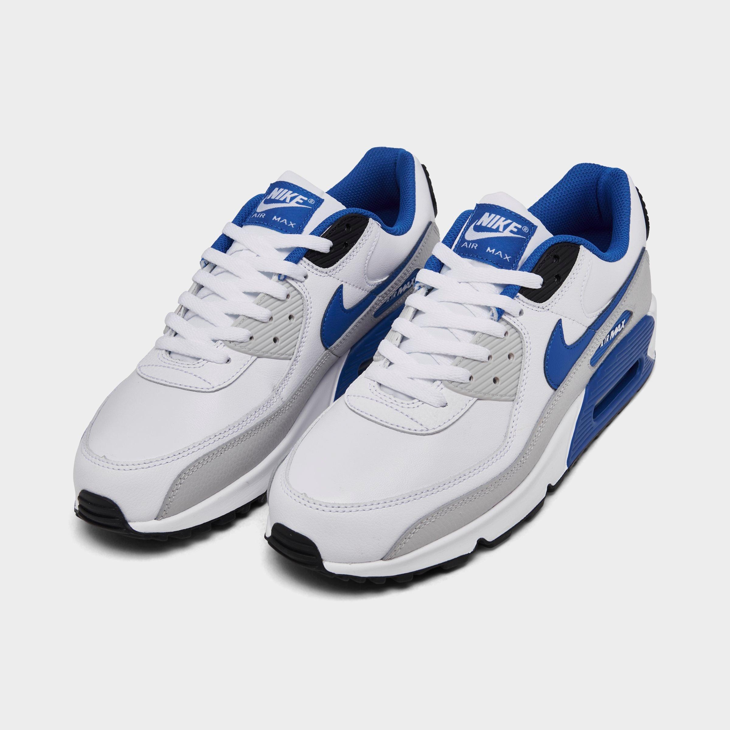 Air max 90 white and blue