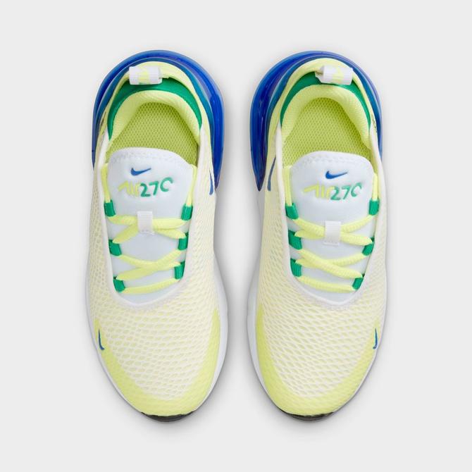 White and lime outlet green air max 270