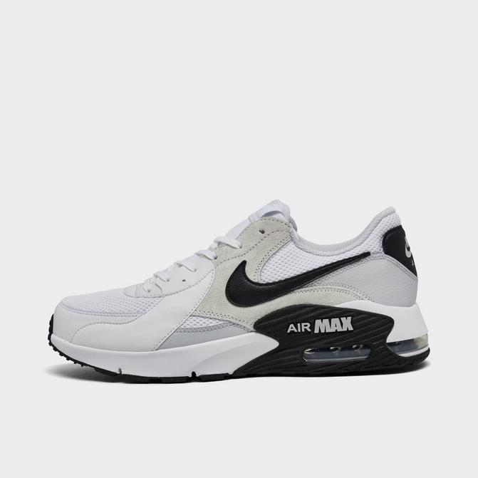 Right view of Men's Nike Air Max Excee Casual Shoes in White/Pure Platinum/Black Click to zoom