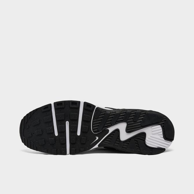 Bottom view of Men's Nike Air Max Excee Casual Shoes in White/Pure Platinum/Black Click to zoom