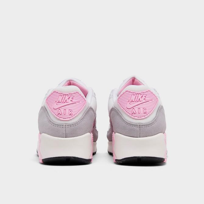 Women's nike air max 90 pink and clearance grey