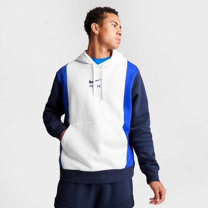 Jordan Big Boys Air Color Block Fleece Pullover Hoodie - Macy's