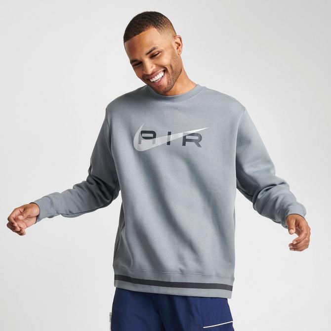 Men s Nike Air Swoosh Fleece Crewneck Sweatshirt Finish Line