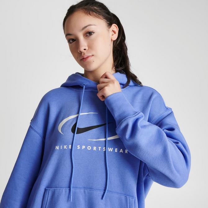 Nike Women's Sportswear Oversized Jersey Pullover Hoodie