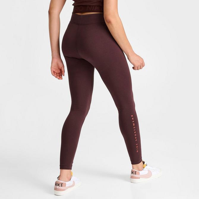  Nike Women`s Sculpt Hyper Tight Fit High Rise Training Tights  (Smokey Mauve(933430-259)/Burgundy, XX-Large) : Clothing, Shoes & Jewelry