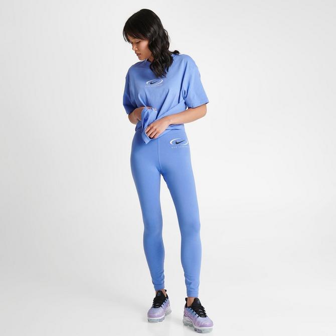 Nike Womens Sport Leggings Swoosh Sweatshirts Logo Light Stretch