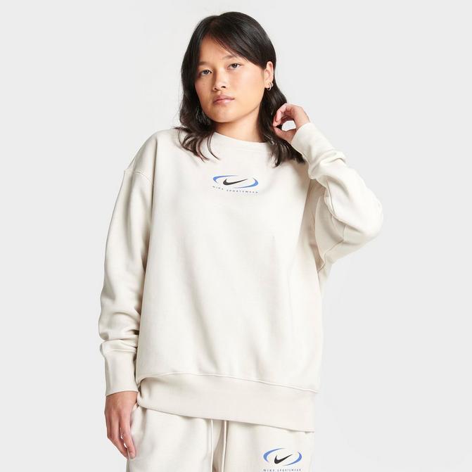 Nike sportswear swoosh discount sweatshirt