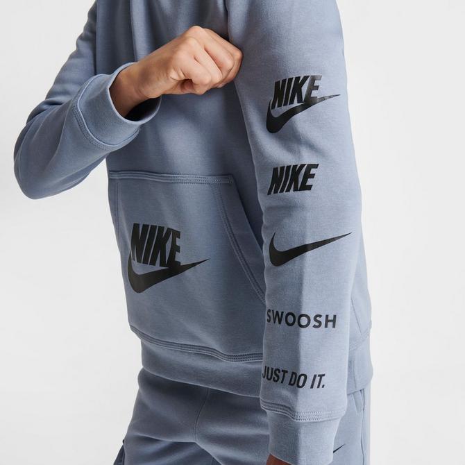 Big Kids Nike Sportswear Standard Issue Pullover Fleece Hoodie