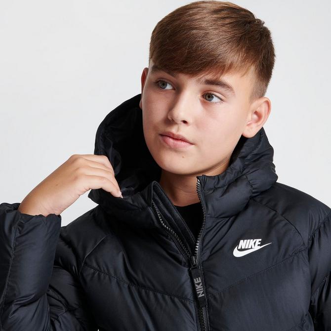 Kids' Nike Sportswear Synthetic Fill Hooded Puffer Jacket| Finish Line