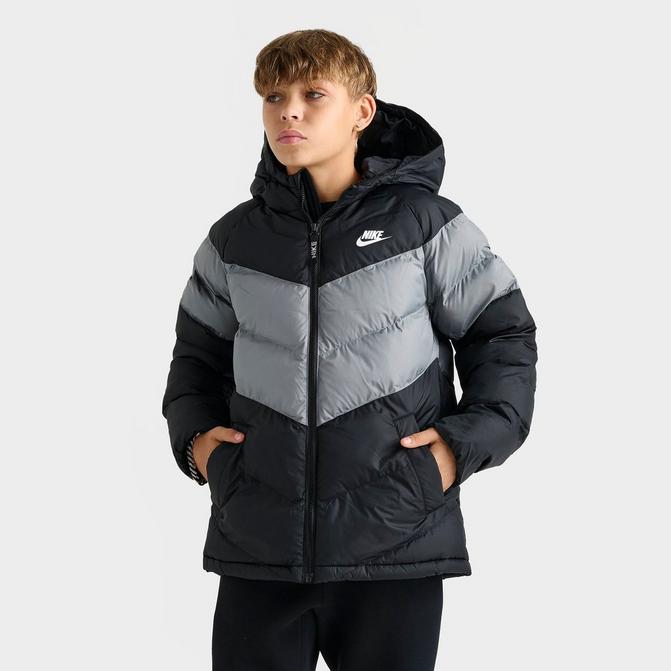 Kids Nike Sportswear Synthetic Fill Hooded Puffer Jacket