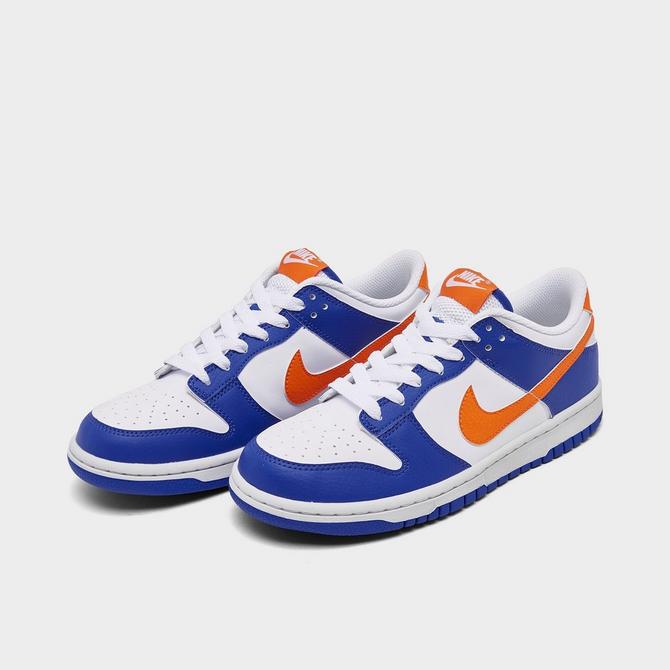 Blue and orange outlet nike dunks for toddlers