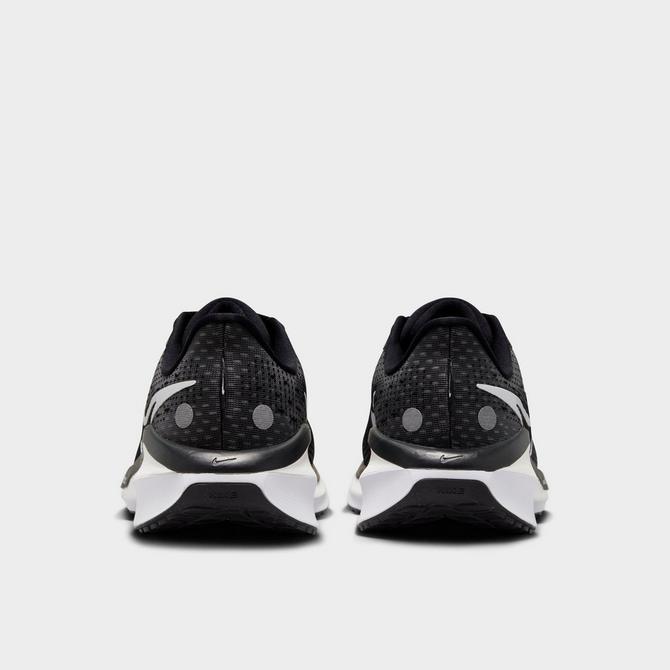 Left view of Women's Nike Vomero 17 Running Shoes (Extra Wide Width 2E) in Black/White/Anthracite Click to zoom