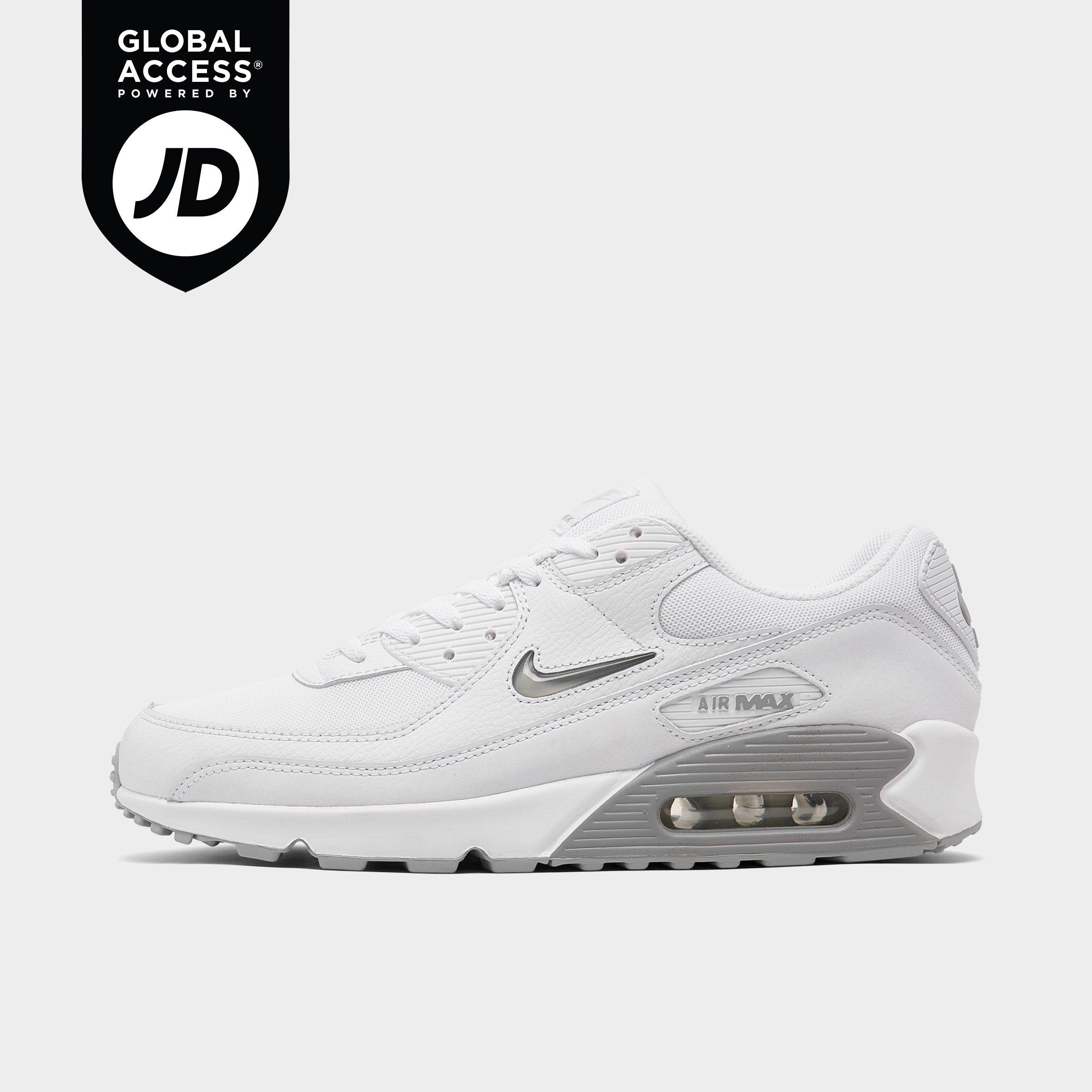 【NIKE】 AIR MAX 90 JEWEL SWOOSH ◆大人気◆ FN8005 100 Nike Air Max 90 White Grey Jewel FN8005-100 | SneakerNews.com