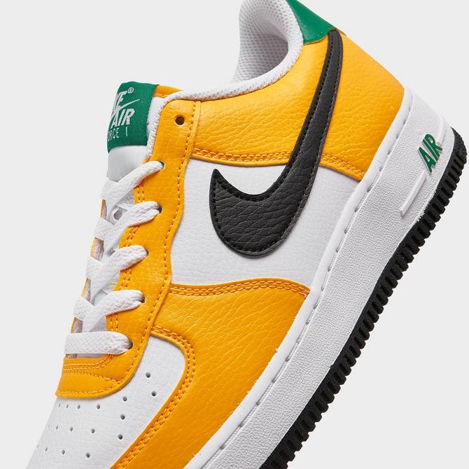 Size+10+-+Nike+Air+Force+1+Low+OFF-WHITE+University+Gold+Metallic+Silver  for sale online