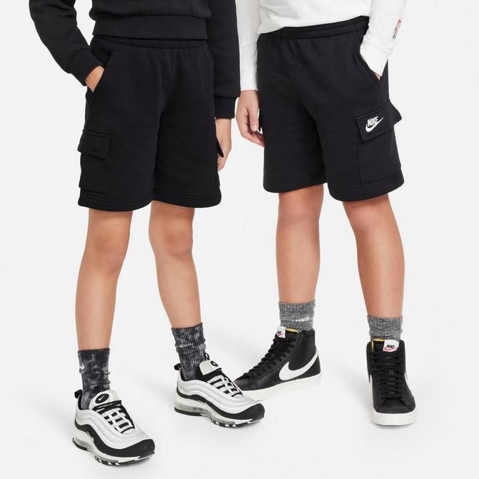 Nike fleece shorts kids hotsell