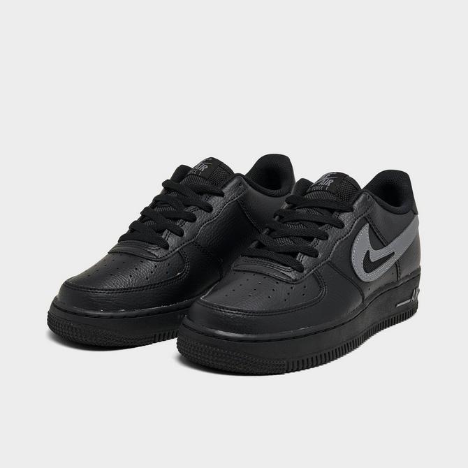 Nike Kid's Air Force 1 LV8 Shoes - Photon Dust / Black