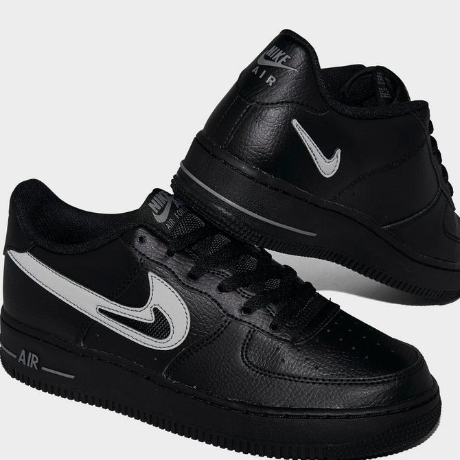 Nike Kid's Air Force 1 LV8 Shoes - Photon Dust / Black