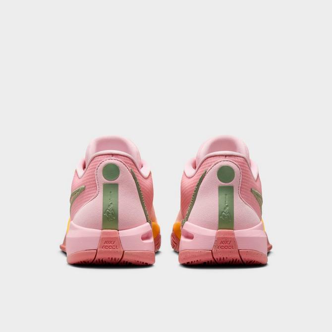 Green and pink basketball hot sale shoes