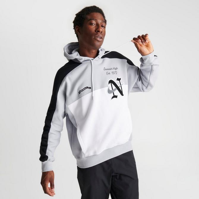 Nike swoosh hoodie store white