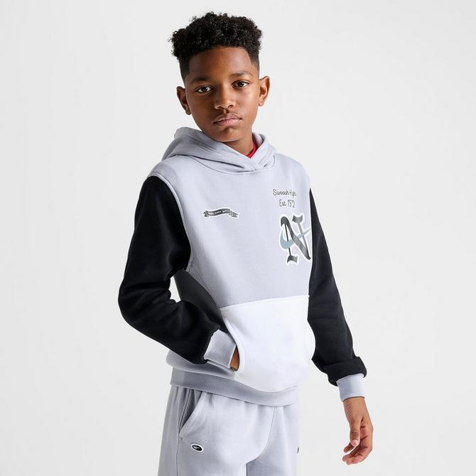 Kids' Nike Sportswear Club Fleece Swoosh High Pullover Hoodie