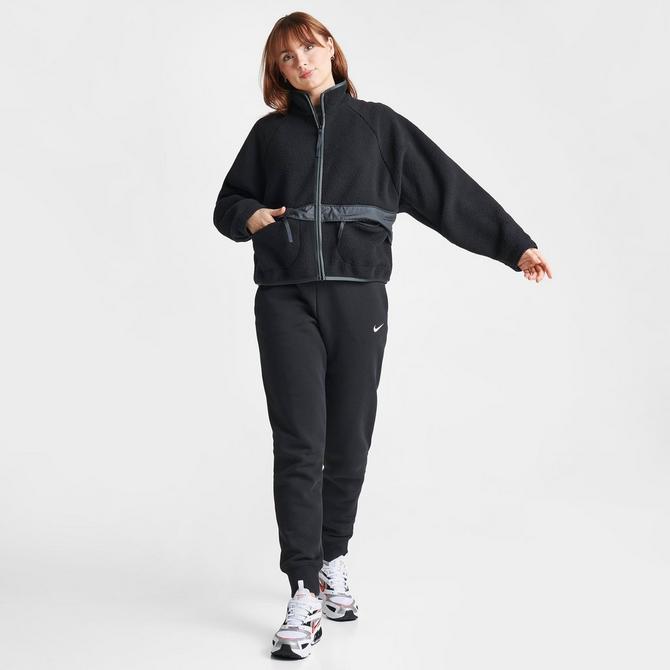 Nike Nike Sportswear Women's Logo High-Pile Jacket Black