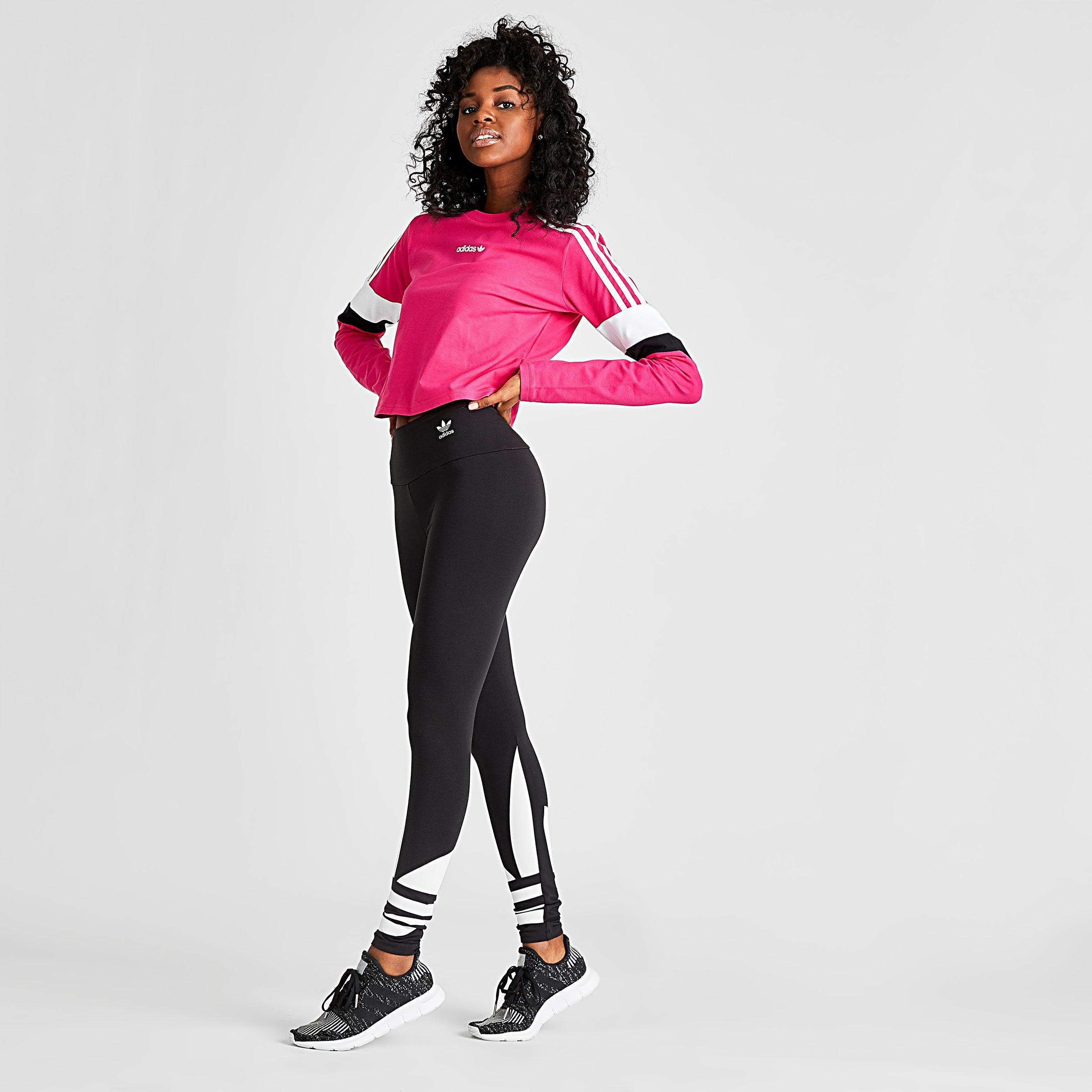 adidas logo leggings women's