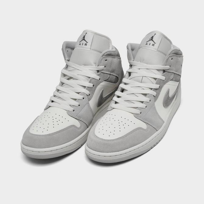 Jordan retro 1 grey suede best sale