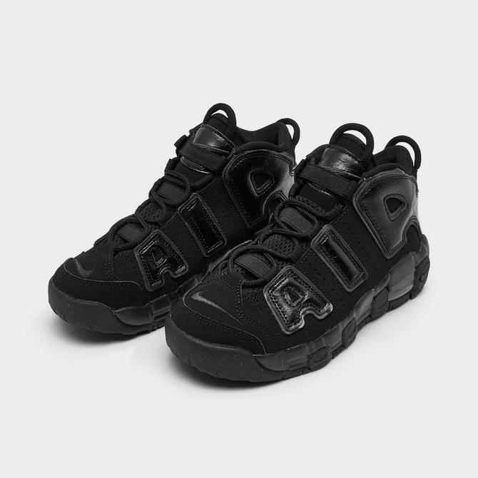 Nike more uptempo hot sale triple black