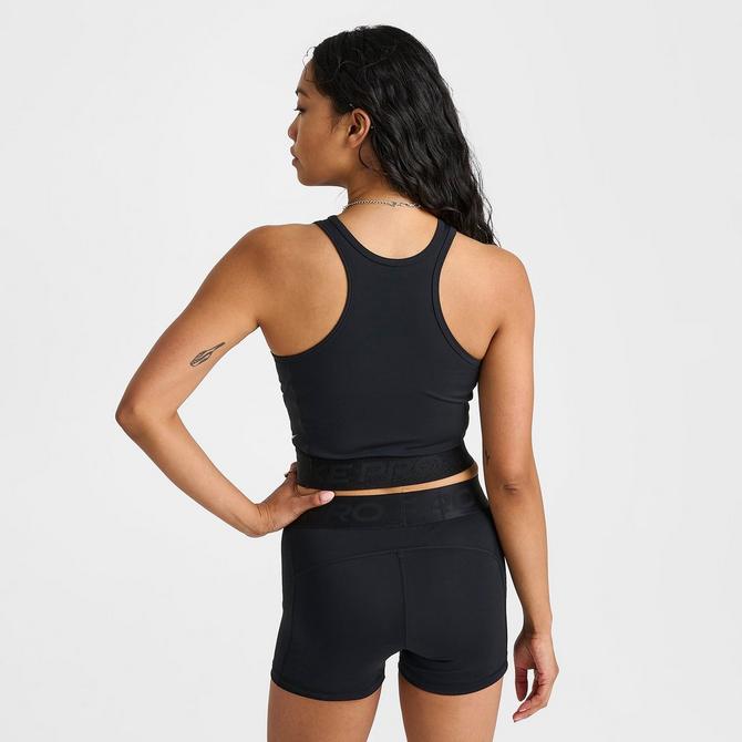 NIKE Nike Pro Dri-FIT Women's Graphic Crop Tank, Black Women's Crop Top