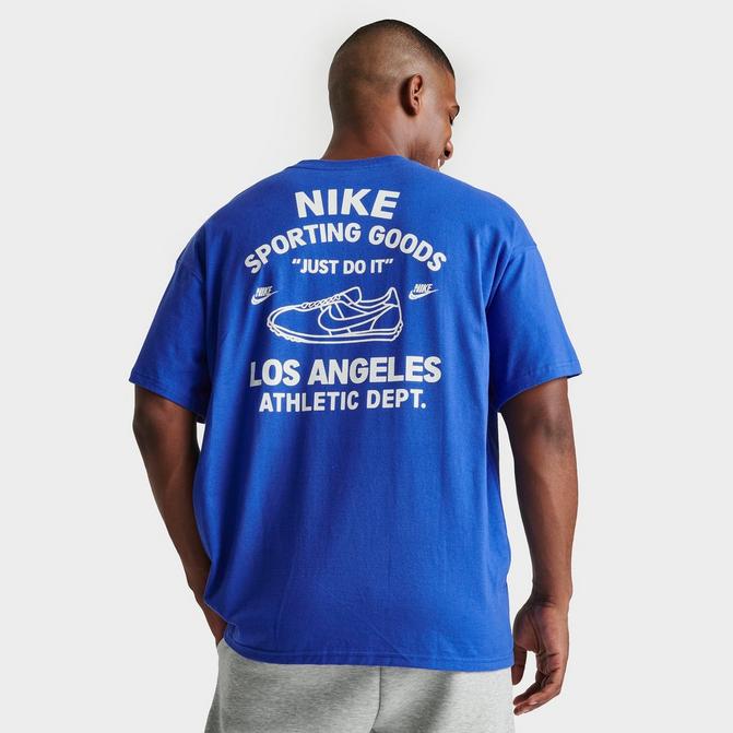 Nike - Essential Printed Stretch-jersey T-shirt - Sky blue