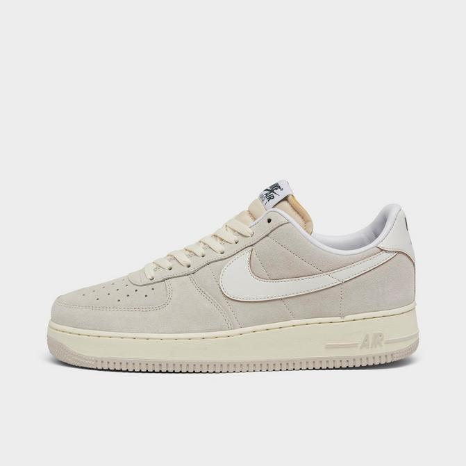 NIKE Men's Nike Air Force 1 '07 LV8 EMB SE Cracked Leather Casual Shoes