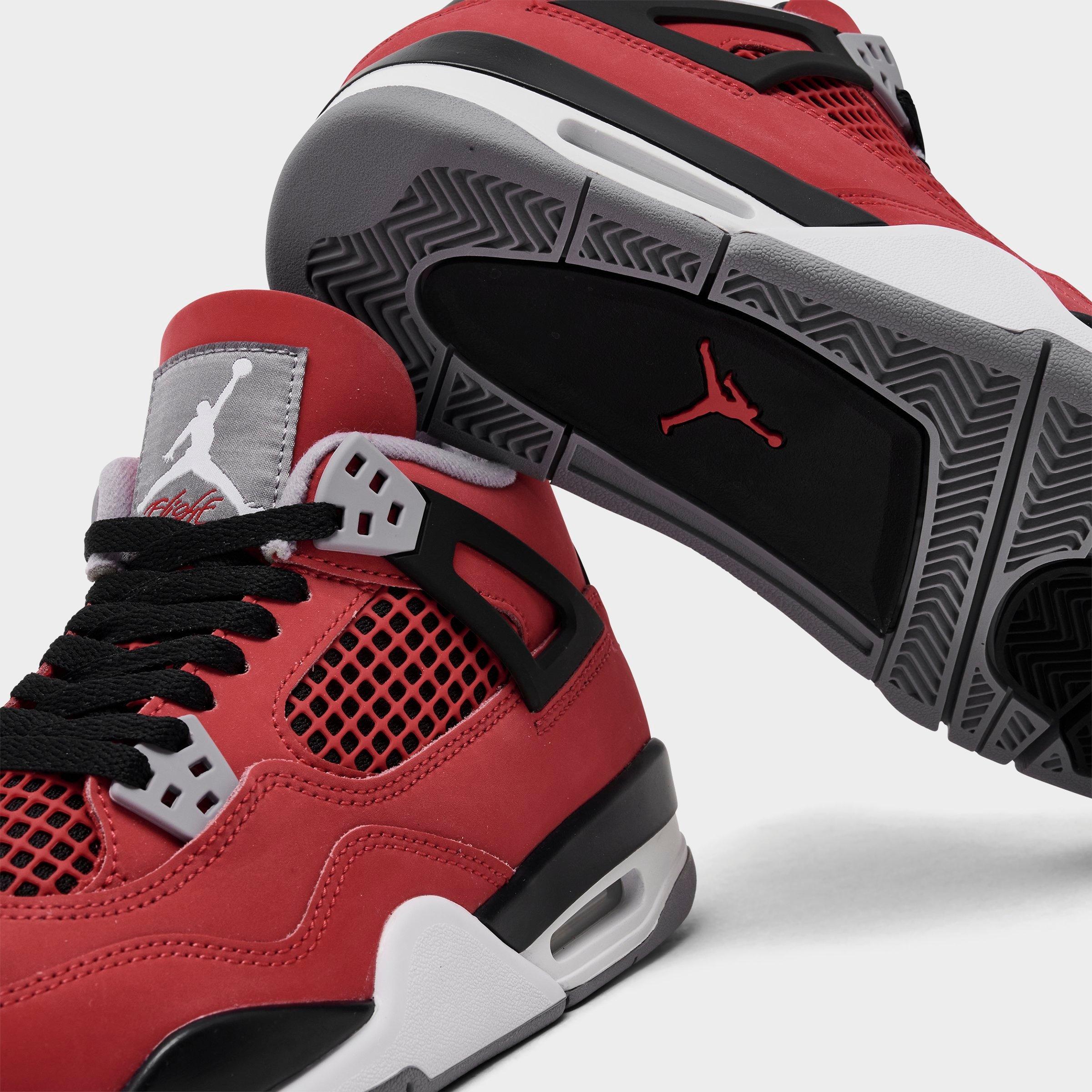 Big Kids' Air Jordan Retro 4 Basketball Shoes | Finish Line