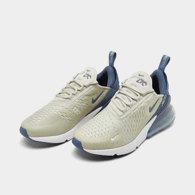 Women's Nike Air Max 270 Shoes 7.5 Light Bone/Diffused Blue-White