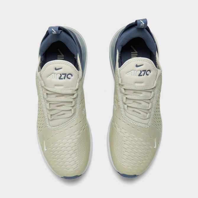 Women's Nike Air Max 270 Shoes 7.5 Light Bone/Diffused Blue-White