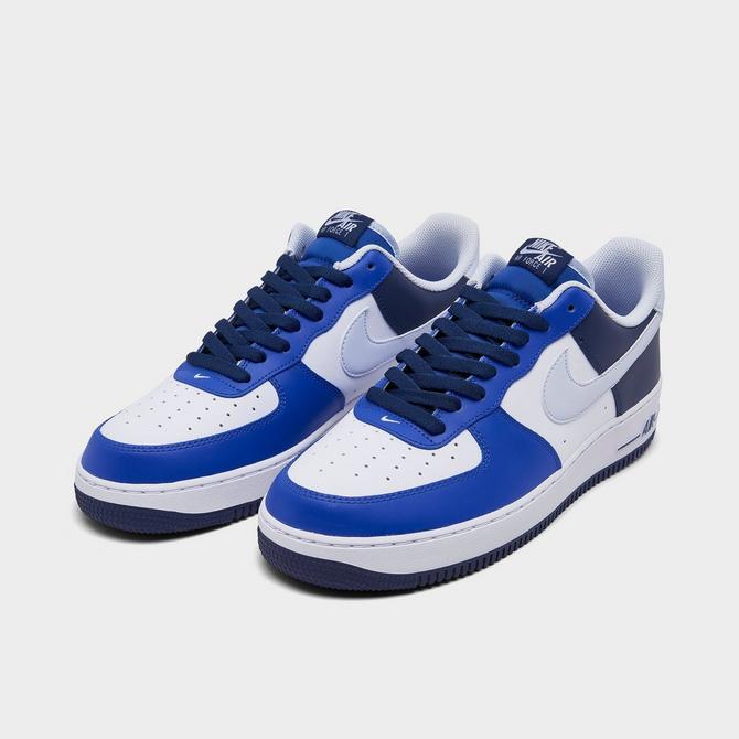 Nike Air Force 1 07 LV8 AF1 Off White Blue Shoes | WOMEN'S 7 | DJ4655-133