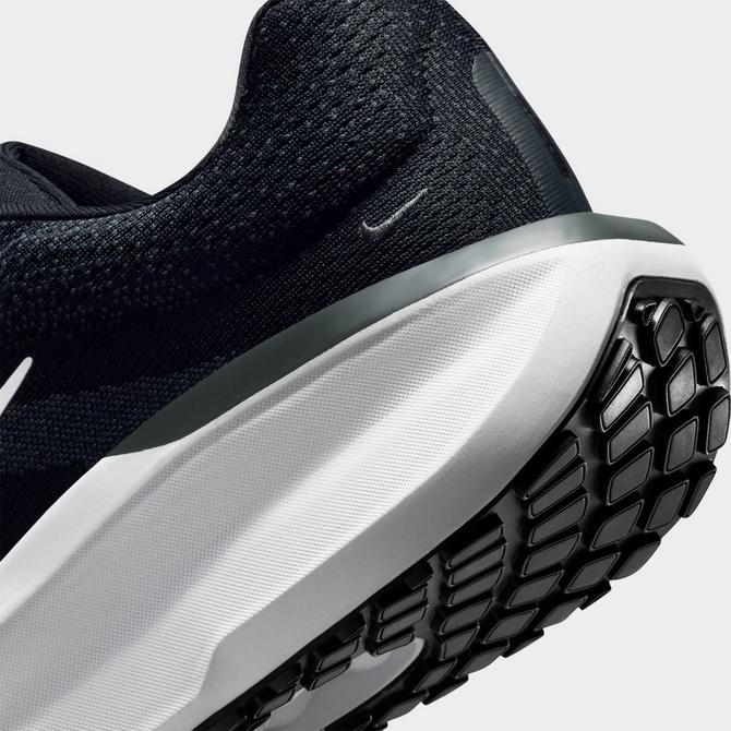 Front view of Men's Nike Winflo 11 Running Shoes (Extra Wide Width) in Black/Anthracite/Cool Grey/White Click to zoom