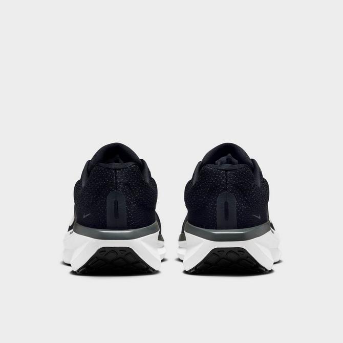 Left view of Men's Nike Winflo 11 Running Shoes (Extra Wide Width) in Black/Anthracite/Cool Grey/White Click to zoom