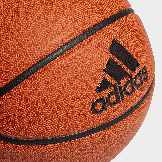 [angle] view of adidas Pro 2.0 Official Game Basketball in Basketball Natural/Black Click to zoom
