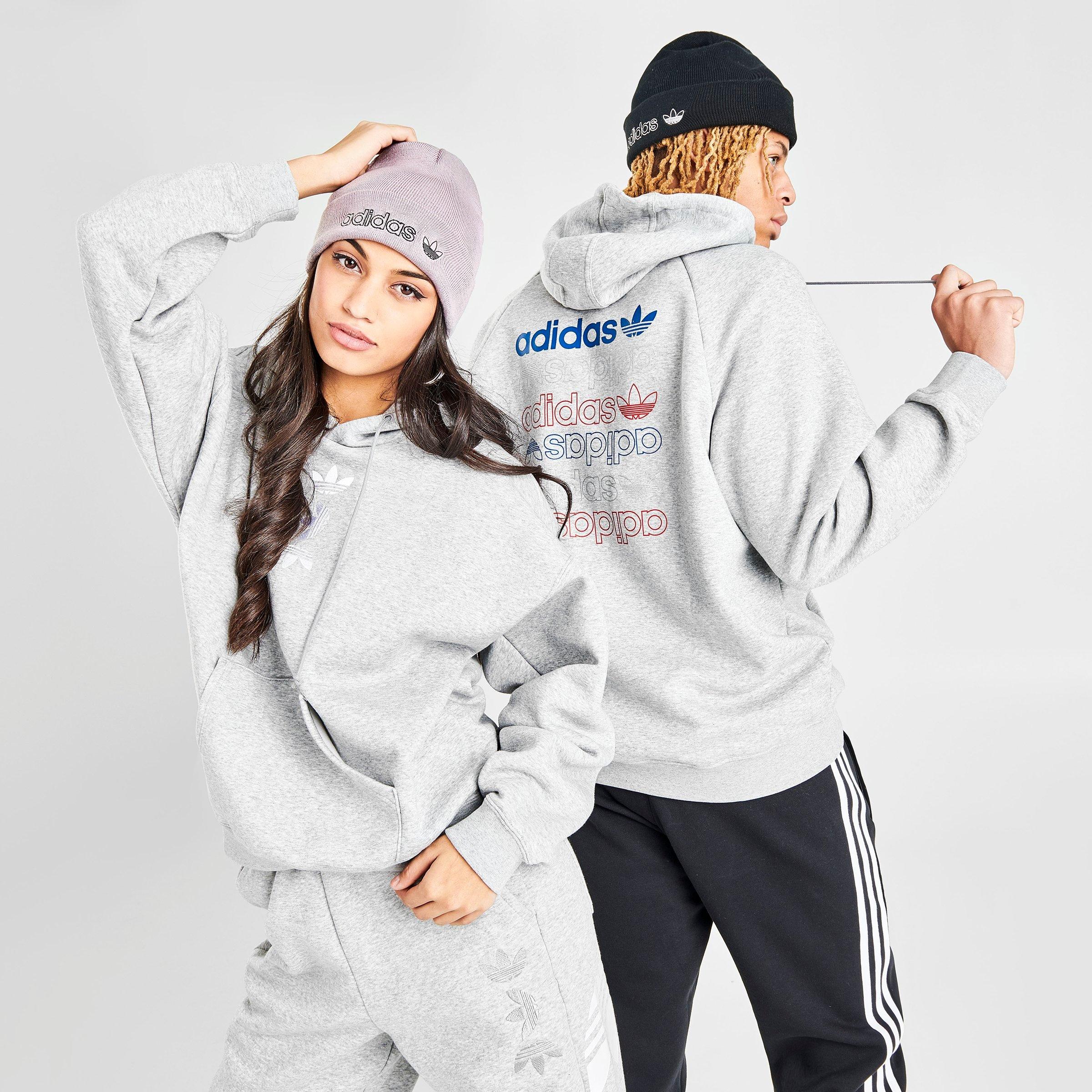 adidas originals hoodie grey womens